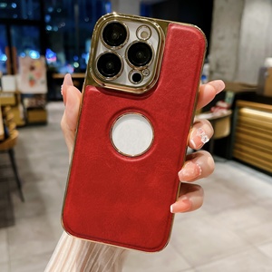 เคสโทรศัพท์หนังสำหรับธุรกิจสำหรับ iPhone 16 15 14 13 12 11 Plus MAX ฝาครอบป้องกันการลื่นทนทาน - Product Image 1