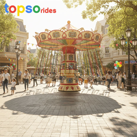 Manège de luxe à 24 places avec chaises volantes à tête oscillante et balançoire rotative pour parcs d'attractions et fêtes foraines - Fabricant