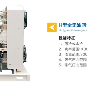 เครื่องอัดก๊าซออกซิเจนแบบไร้น้ำมันแรงดันสูงสำหรับโรงพยาบาลชิลิน HWZT พร้อมระบบเพิ่มแรงดันก๊าซไนโตรเจน อากาศ และไนตรอโอลีน สำหรับบรรจุขวด - Product Image 2