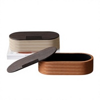 Boîte de rangement à bijoux rectangulaire en cuir texturé, style nordique, moderne et luxueuse, pour table de maquillage, boucles d'oreilles, bagues, colliers
