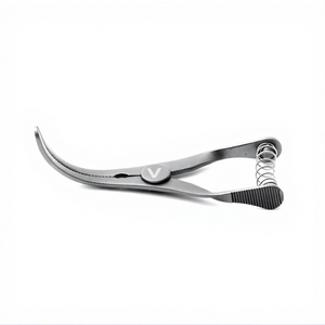 ที่หนีบหลอดเลือดแบบแมนนวลรุ่นขายดีที่สุด ขนาด 1 1/8 นิ้ว โค้งงออย่างแข็งแรง 11.0 มม. ปากจับแบบไม่ทำลายเนื้อเยื่อ ด้ามจับแบบสปริง ผลิตจากเหล็กกล้าไร้สนิมเยอรมัน - Product Image 1