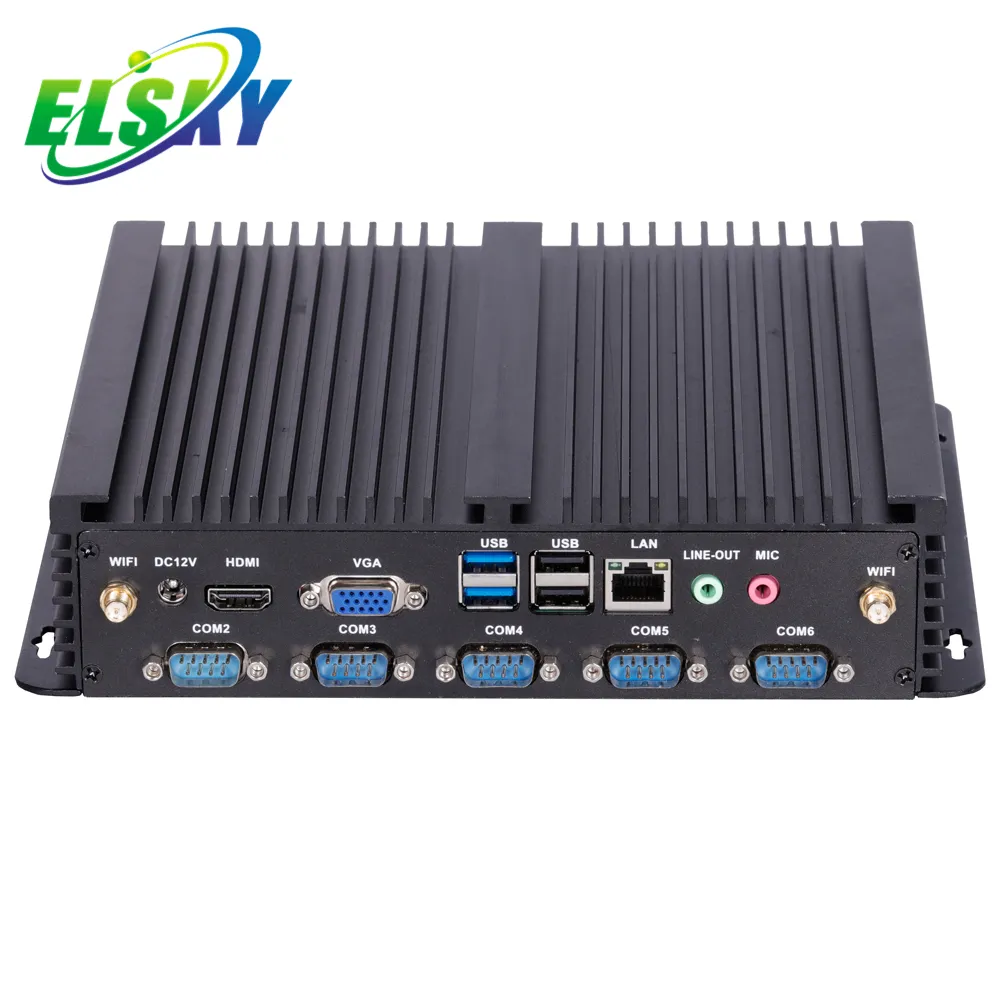 H310 Fan Mini PC Industrial com LPT Tipo Computador Incorporado Core I3 4005U