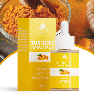 Toptan doğal C vitamini aydınlatma anti-kırışıklık akne kaldırma koyu nokta Glow nemlendirici beyazlatma yüz zerdeçal Serum - Product Image 1