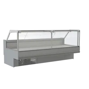 Supermarket refrigerator freezer corner fresh meat chiller/commercial deli display refrigerator fresh fish service counter