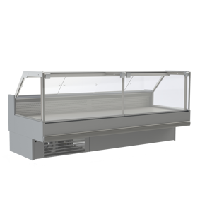スーパーマーケットフリーザー冷蔵庫コーナー生肉チラー/業務用デリディスプレイ冷蔵庫生魚サービスカウンター - Product Image 1