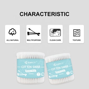 Bâtonnets de <span class=keywords><strong>coton</strong></span> écologiques en bois, tampons cosmétiques purs avec tige en bois - Product Image 5
