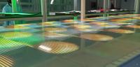 Jode film écran led transparent P8 film LED transparent souple écran led verre transparent LED film flexible