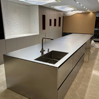 Plan de travail modulaire en acier inoxydable 304 de qualité alimentaire pour cuisine, comptoir, table de restaurant commercial et salle à manger de centre commercial