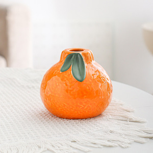 <span class=keywords><strong>Vaso</strong></span> <span class=keywords><strong>in</strong></span> ceramica arancione, contenitore per piante idroponiche, per soggiorno, decorazione dell'ufficio, <span class=keywords><strong>vaso</strong></span> da tavolo <span class=keywords><strong>in</strong></span> stile creativo - Product Image 2