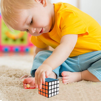 Cubes de Casse-tête magiques ABS personnalisés de haute qualité 2x2 3x3 4x4 5x5 vitesses entraînement éducatif au QI pour les enfants