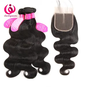 Großhandel peruanische jungfräuliche Haar bündel mit Verschluss, frontal ,360 frontal, volle Nagel haut ausgerichtet unverarbeitetes 100% menschliches Haar