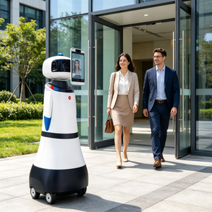24H Autonomous Security Patrol <strong>Robot</strong> HD Camera Real-time Monitoring AI Inspection <strong>Robot</strong> for Factory Park Community - Product Image 6