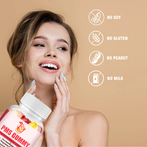 Suplemento para mujeres Well Body OEM/ODM para los cambios de humor, ayuda a equilibrar las hormonas, gomitas para el síndrome premenstrual con extracto de chasteberry. - Product Image 5
