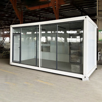 Maisons modulaires en acier mobiles de luxe personnalisées pour les sites touristiques, les restaurants, les bureaux, les bâtiments imperméables