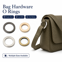 Gusseiserner O-Ring aus Metall, sicher, klein, verdickt, nahtlos, für Hundehalsbänder, Taschen, Schlüsselanhänger und Hardware-Zubehör