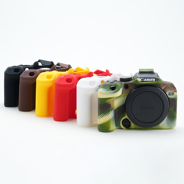 For EOS R10 DSLR Camera Full Coverage Soft Silicone Case Shell Protective Bag Cover for Canon Eos R10