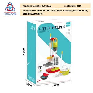 Leemook 2024 ensemble d'outils propres pour travaux ménagers chauds semblant de jouer à l'entretien ménager préscolaire jouets de nettoyage pour les enfants