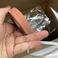 Ruban de dentelle en gaze, petites bobines de 40 mètres, largeur 1,5 cm, noir et marron, pour extensions de cheveux à bandes adhésives