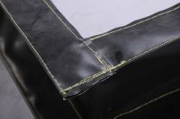 Les joints de dilatation de conduit de soufflet en caoutchouc de silicone noircissent la résistance à hautes températures