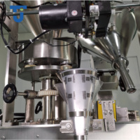 Machine d'emballage automatique multifonctionnelle VFFS à double trémie pour poudre et granulés, avec remplisseuse à vis sans fin et scelleuse alimentaire