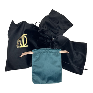 Sacs <span class=keywords><strong>à</strong></span> cordon en velours personnalisés pour bijoux, pochettes de <span class=keywords><strong>tarot</strong></span> en tissu, sacs cadeaux anti-poussière, tailles et logos sur mesure – Vente chaude - Product Image 1