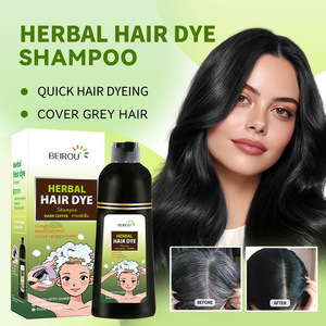 Shampoo colorant capillaire <span class=keywords><strong>TikTok</strong></span>, meilleure vente, couvrance des cheveux gris, coloration instantanée, aspect naturel, teinture capillaire à base de plantes - Product Image 4
