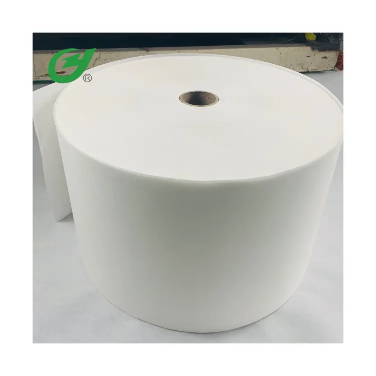 100% Polyester Air Filter Fabric PET Air Filter Support Layer Spunbond Nonwoven Fabric