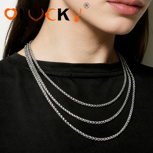 Fabricante <span class=keywords><strong>de</strong></span> Joyería Personalizada LUCKYJIU, Collares <span class=keywords><strong>de</strong></span> Acero Inoxidable con Baño <span class=keywords><strong>de</strong></span> <span class=keywords><strong>Oro</strong></span> <span class=keywords><strong>de</strong></span> 18k, Personalizados, <span class=keywords><strong>de</strong></span> Todo <span class=keywords><strong>Tipo</strong></span>, <span class=keywords><strong>para</strong></span> <span class=keywords><strong>Hombre</strong></span> y Mujer - Product Image 4