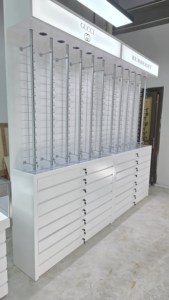 Tủ trưng bày kính mắt cao cấp, có ngăn kéo, khóa được, dung tích lớn, có thể tùy chỉnh, năm <span class=keywords><strong>2025</strong></span>, tích hợp đèn LED - Product Image 6