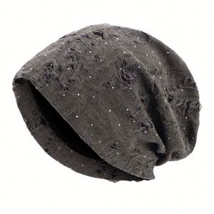 Bonnet chimio en coton double couche respirant, motif papillon imprimé, pour femme, idéal pour l'extérieur, collection hiver, vente en gros - Product Image 1
