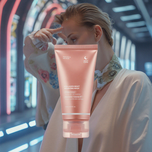 2025 último paquete de noche de Colágeno Hidrolizado máscara de crema para el cuidado de la piel Coreana para la cara brillante - Product Image 1