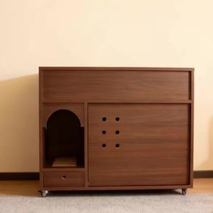 Luxe op maat gemaakte binnen/buiten moderne houten huisdierproducten <span class=keywords><strong>2026</strong></span> hondenhuis - Product Image 2