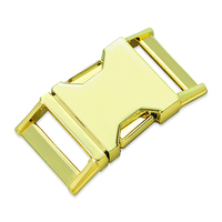 Boucle à dégagement rapide latérale en alliage de zinc, boucle de ceinture métallique à dégagement rapide pour sangle de sac, laisse pour animal de compagnie, étrier de cheval, quincaillerie pour sangle