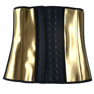 Ljvogues Corset de maintien de la taille avec 9 baleines en acier et 3 rangées de crochets en <span class=keywords><strong>latex</strong></span>, Corset d'entraînement - Product Image 6