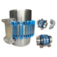Accouplement à ressort rigide en acier au carbone avec structure d'engrenage, personnalisation OEM disponible