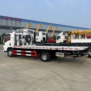 いすゞ新型4x2 5トン大型レッカー車、マニュアルトランスミッション、ディーゼル燃料、ウィンチ制御、山岳道路事故対応用 - Product Image 4