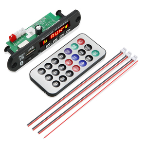 2*25W 50W amplificatore 12V lettore MP3 scheda di decodificatore <span class=keywords><strong>Bluetooth</strong></span> <span class=keywords><strong>5.0</strong></span> auto FM Radio modulo TF USB AUX WMA Player scheda vivavoce senza fili - Product Image 1