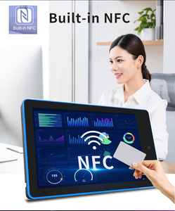 Réservation <span class=keywords><strong>de</strong></span> salle <span class=keywords><strong>de</strong></span> réunion Lumière LED Face OEM Support mural POE Android 10.1 pouces écran tactile NFC RFID Tablet PC - Product Image 4