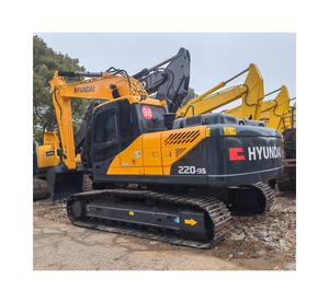 รถขุดตีนตะขาบรถฮุนได220LC-9S มือสองคุณภาพสูงจากเกาหลีรถขุดสำหรับค้าขายมุ่งเน้นไปที่เครื่องยนต์หลัก - Product Image 1