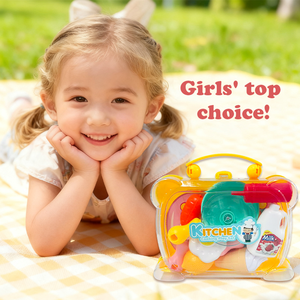 Kids Pretend Cooking <strong>Set</strong> with Electronic Induction Stove Chef <strong>Theme</strong> Plastic <strong>Kitchen</strong> Sink Role Play Toys - Product Image 5