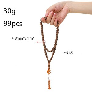 Bracelet <span class=keywords><strong>de</strong></span> prière en plastique 99 perles 8MM, motif étoile et croissant <span class=keywords><strong>de</strong></span> lune, design islamique, unisexe, bracelet Dhikr, vente en gros, cadeau musulman - Product Image 6