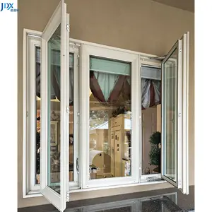 German Customized New Style Window Aluminum Blind Casement Window With Built In Shutter