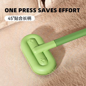 Brosse multifonctionnelle portable à long manche en plastique réutilisable et écologique pour enlever les poils d'animaux sur la chambre, le canapé, le lit et les draps - Product Image 3