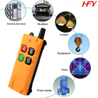 Télécommande universelle ABS 4 boutons à code d'apprentissage automatique sans fil haute puissance, portée 100m, pour porte de garage et grue, garantie 1 an