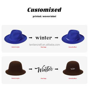 Bán Chạy Nhất 9.5Cm Rộng-<span class=keywords><strong>Brim</strong></span> Da Lộn Fedora <span class=keywords><strong>Hat</strong></span>-Nhân Vật Phong Cách Giản Dị Unisex Bốn Mùa <span class=keywords><strong>Hat</strong></span> - Product Image 3