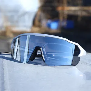 HUBO 510 Outdoor Sport Sunglasses Custom Logo Interchangeable Lens Polarized Cycling Running Fishing Sunglasses Man Luxury Brand