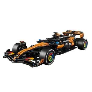Kit de Construcción de Coche de Carreras F1 Naranja y Azul OEM de Gran Venta - Modelo Técnico Personalizable para Niños, Juguete de Carreras al por Mayor, Regalo - Product Image 1