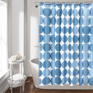 Personnalisé Nouveau Géométrique Numérique Imprimé 100 _ Polyester Imperméable <span class=keywords><strong>Rideau</strong></span> De Douche Décoratif pour Baignoires - Product Image 3