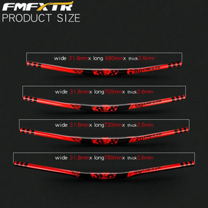 Xe Đạp Leo Núi Xe Đạp Tay Lái Nuốt Hình 31.8*620-780Mm MTB Phụ Tùng Xe Đạp Hợp Kim Nhôm Đi Xe Đạp Xử Lý Thanh - Product Image 6