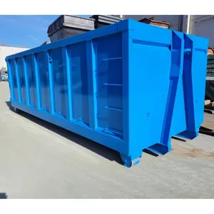 Waste Management Roll Off Bin Hook Trailer Hook Lift Dumpster Container For Solid Waste